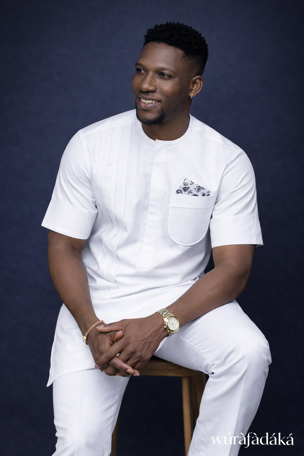 AKOLADE KAFTAN - WHITE