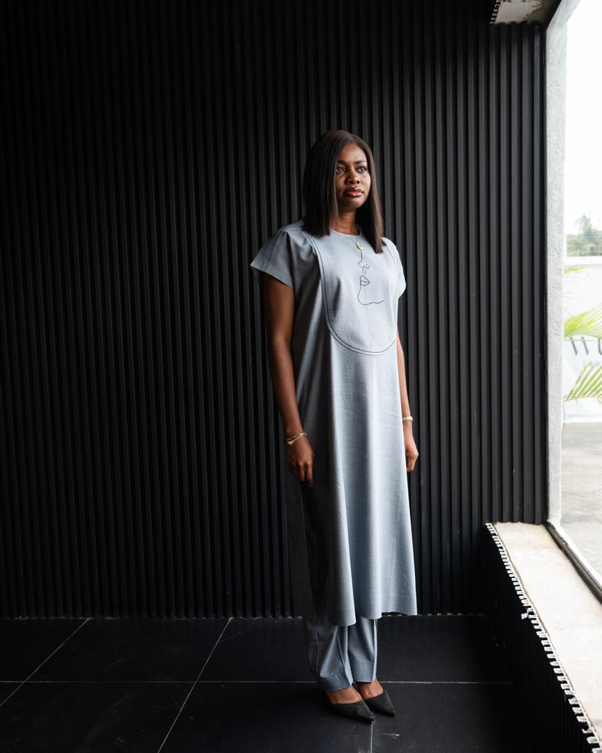 THE YOHANNA KAFTAN - GREY