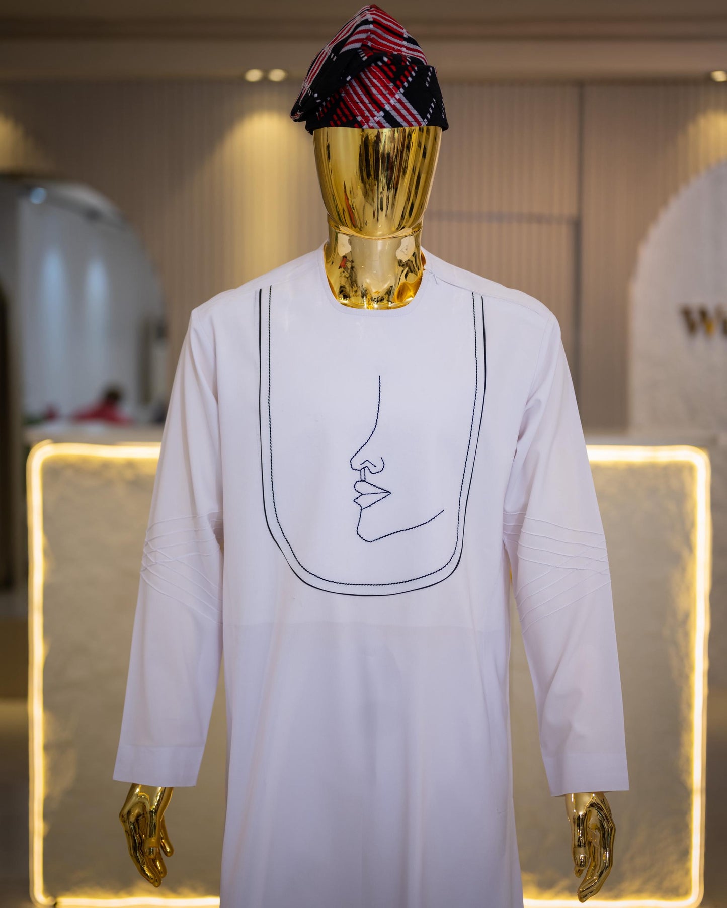 THE MELECH KAFTAN - WHITE