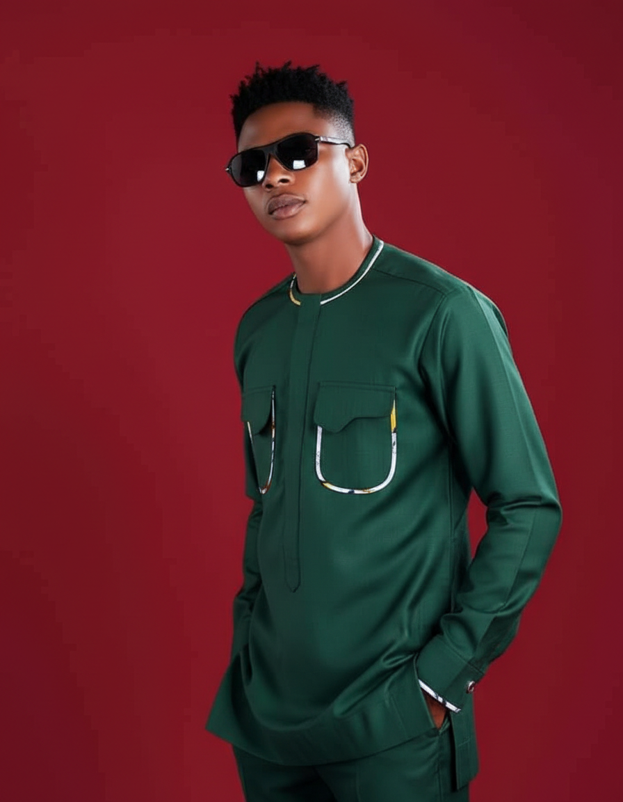 Enioluwa Kaftan - Green