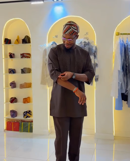 THE AFOLAMI KAFTAN - Brown