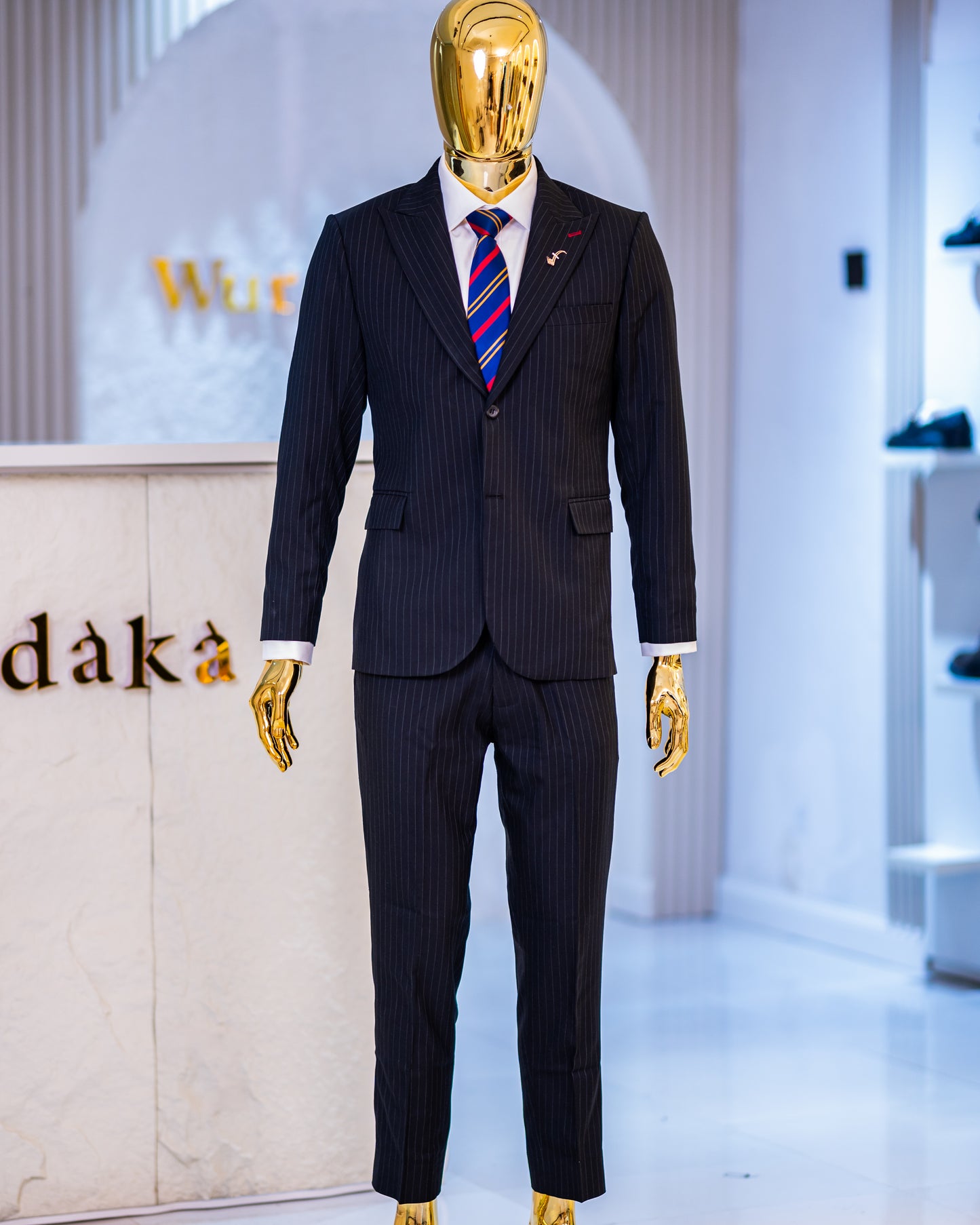 The Robert Pin-striped Suit