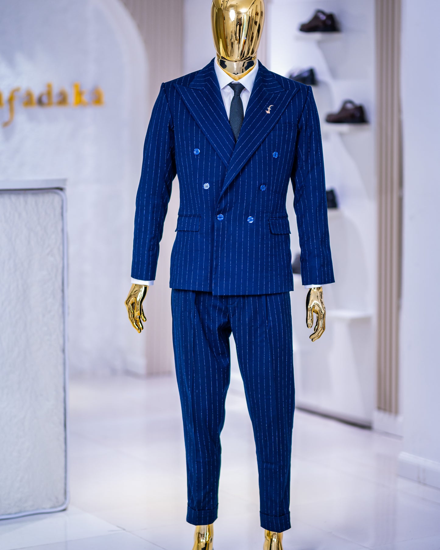 The Mason Pin-striped Suit