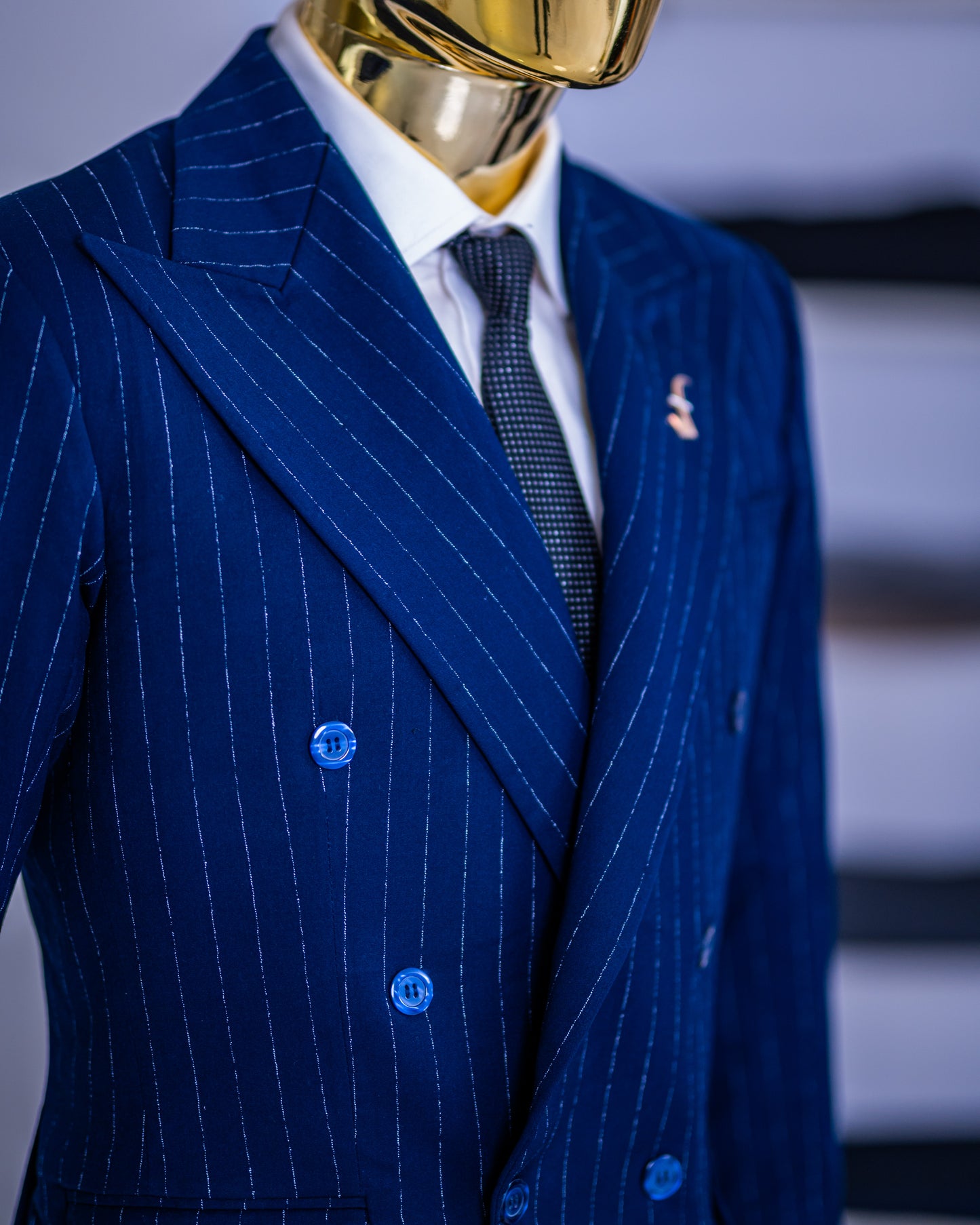 The Mason Pin-striped Suit