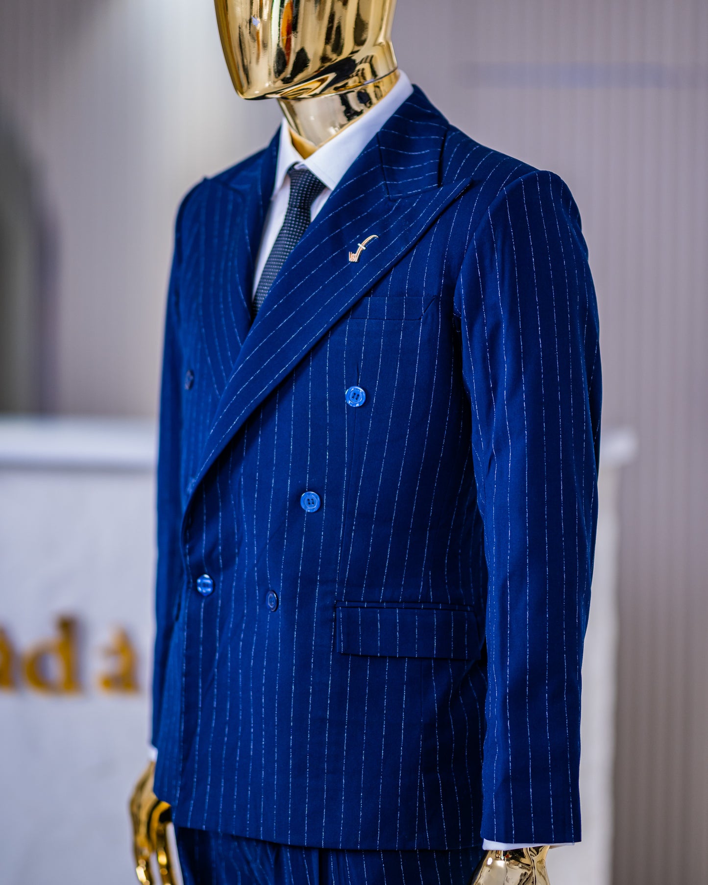 The Mason Pin-striped Suit