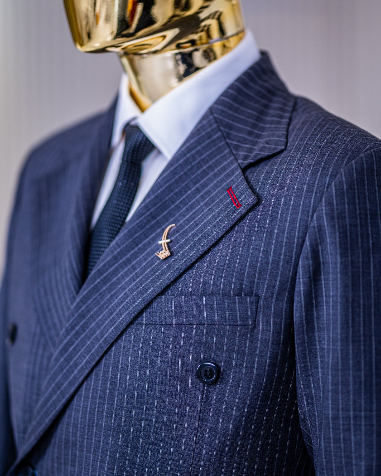 The Grayson Pin-striped Suit