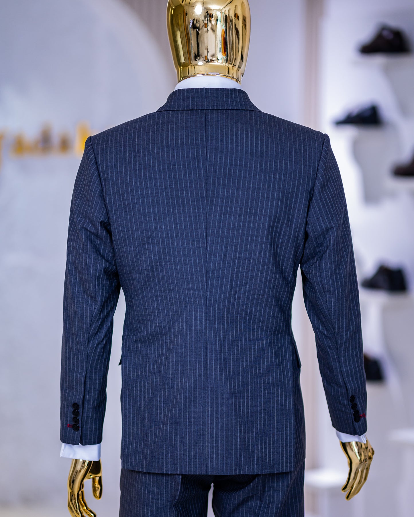 The Grayson Pin-striped Suit