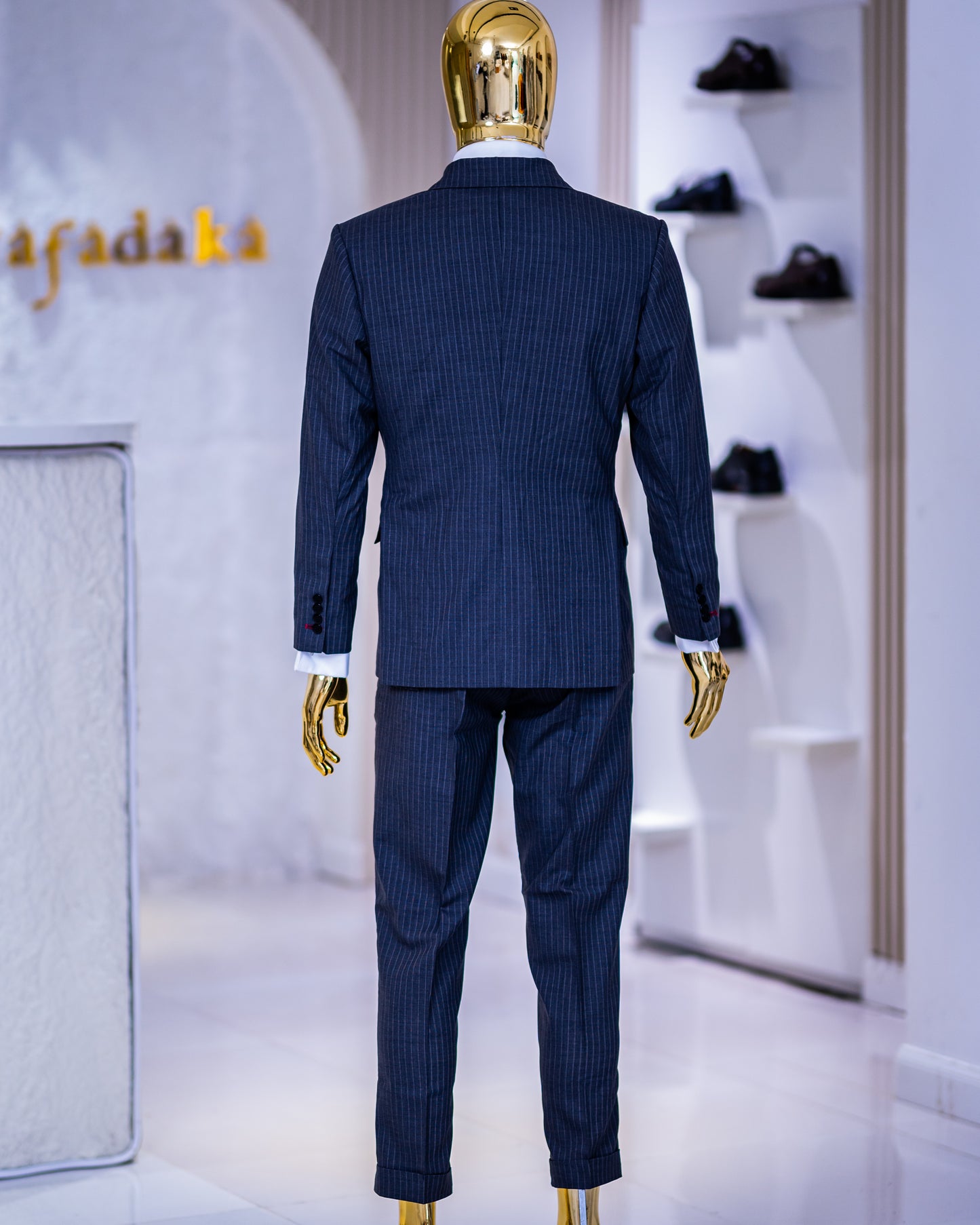 The Grayson Pin-striped Suit
