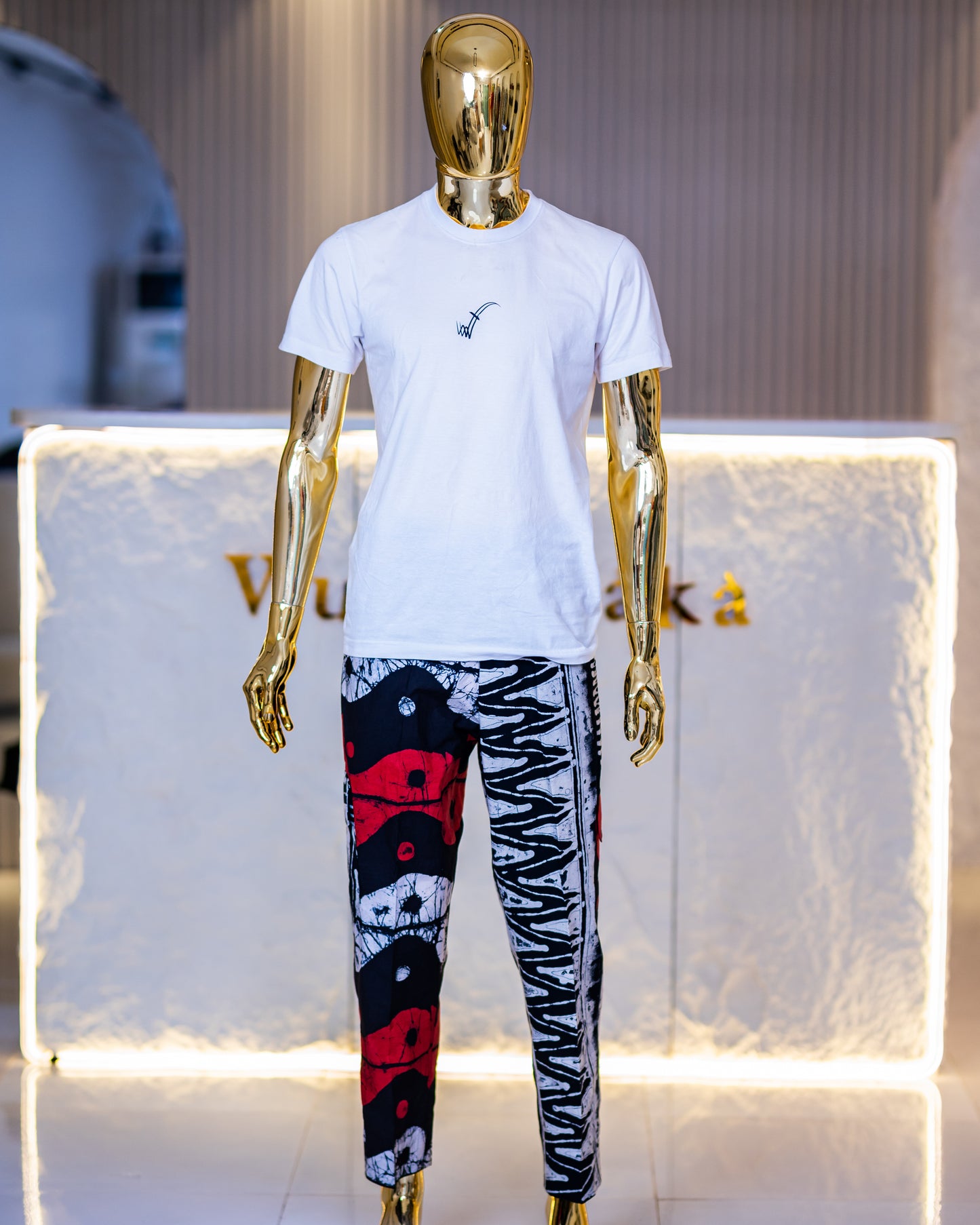 THE RUBRIC ADIRE CARGO PANTS - LIMITED EDITION (MULTI-COLOUR)