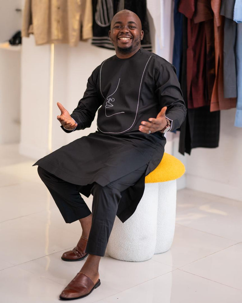 THE MELECH KAFTAN - BLACK
