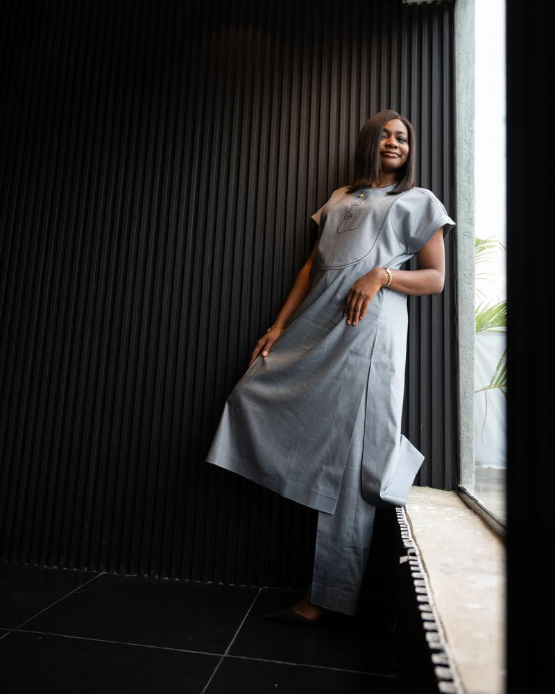 THE YOHANNA KAFTAN - GREY