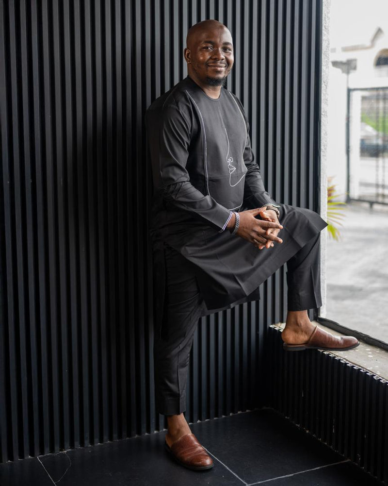 THE MELECH KAFTAN - BLACK