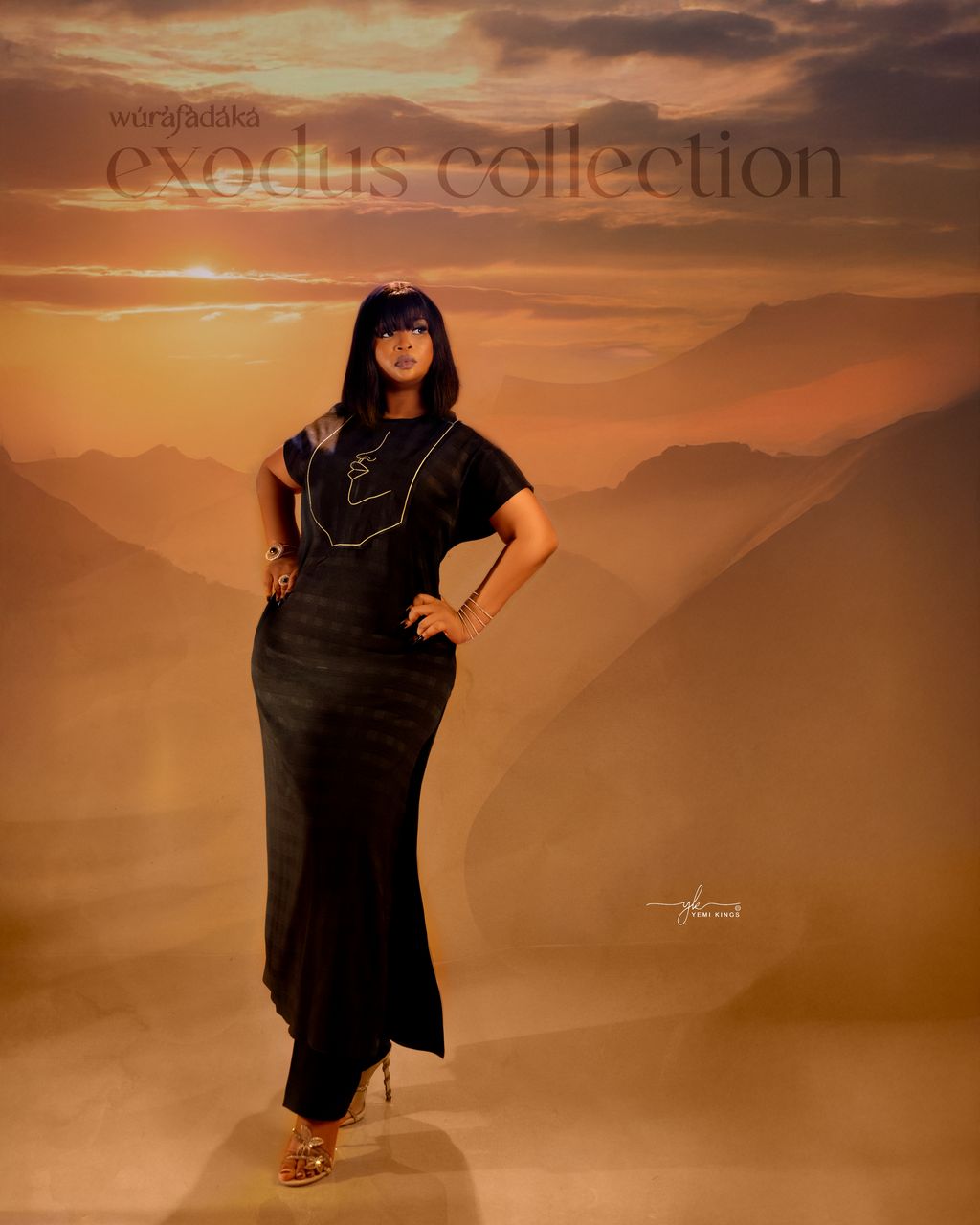 The Yohanna Kaftan - Black