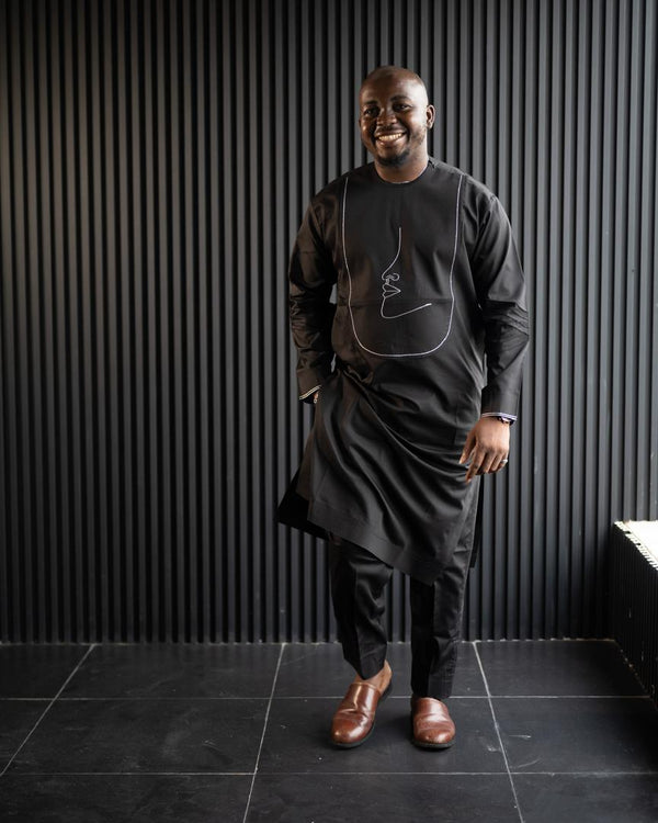 THE MELECH KAFTAN - BLACK