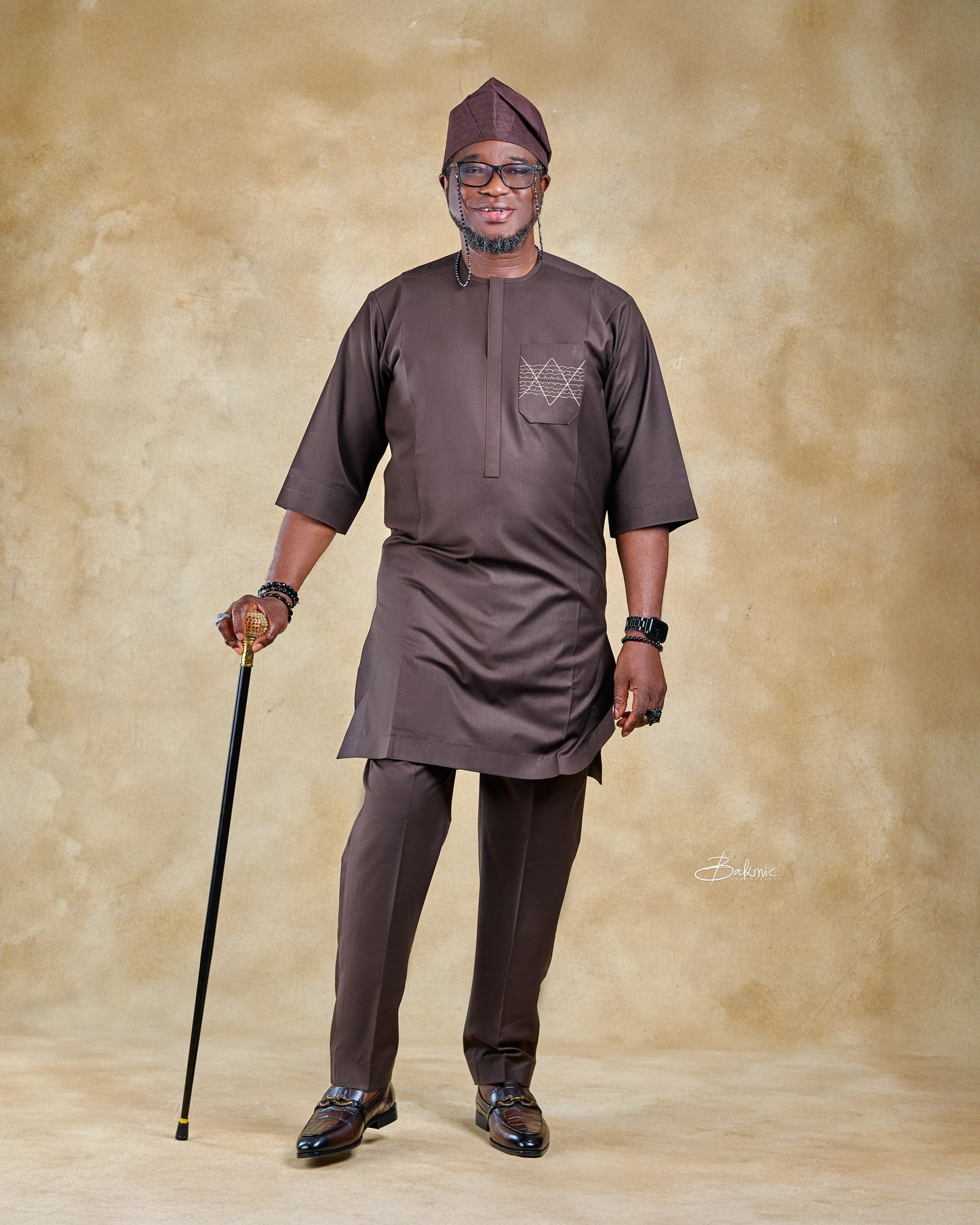 The OLUSOJI KAFTAN - Brown
