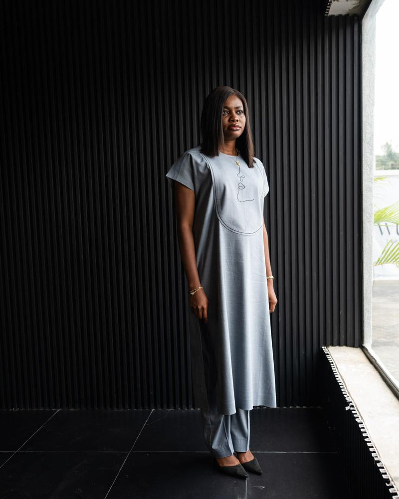 THE YOHANNA KAFTAN - GREY