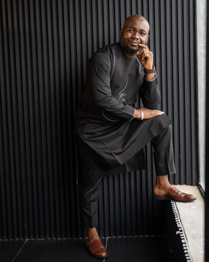 THE MELECH KAFTAN - BLACK