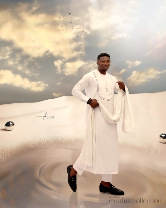 THE MELECH KAFTAN - WHITE