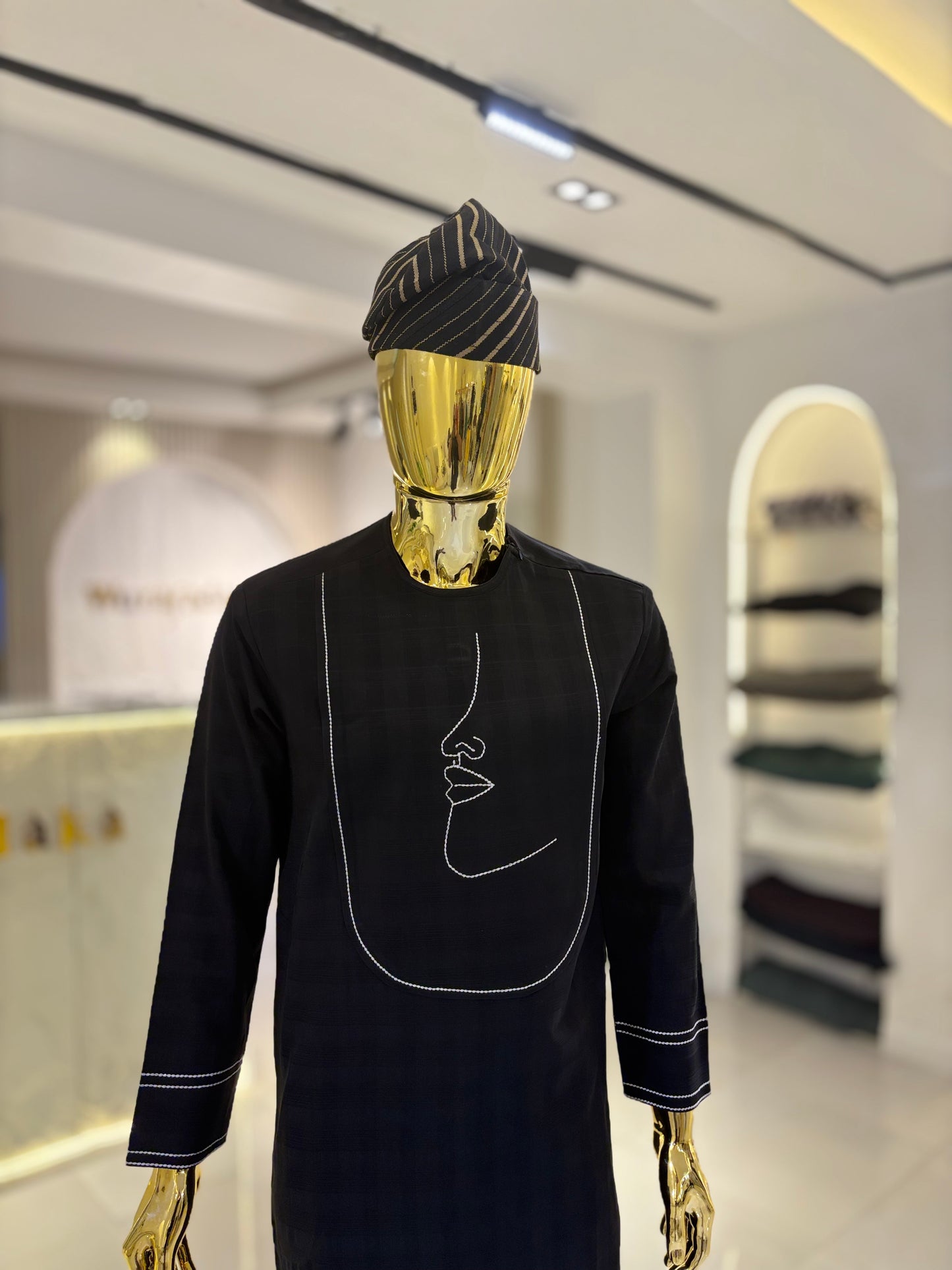 THE MELECH KAFTAN - BLACK