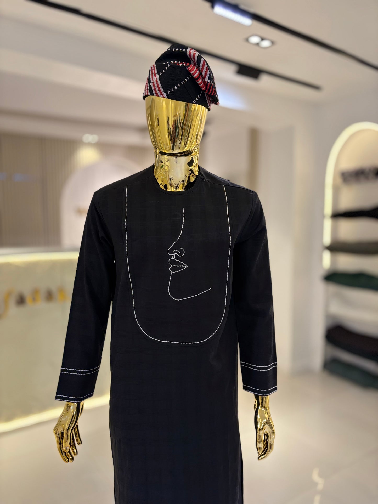 THE MELECH KAFTAN - BLACK