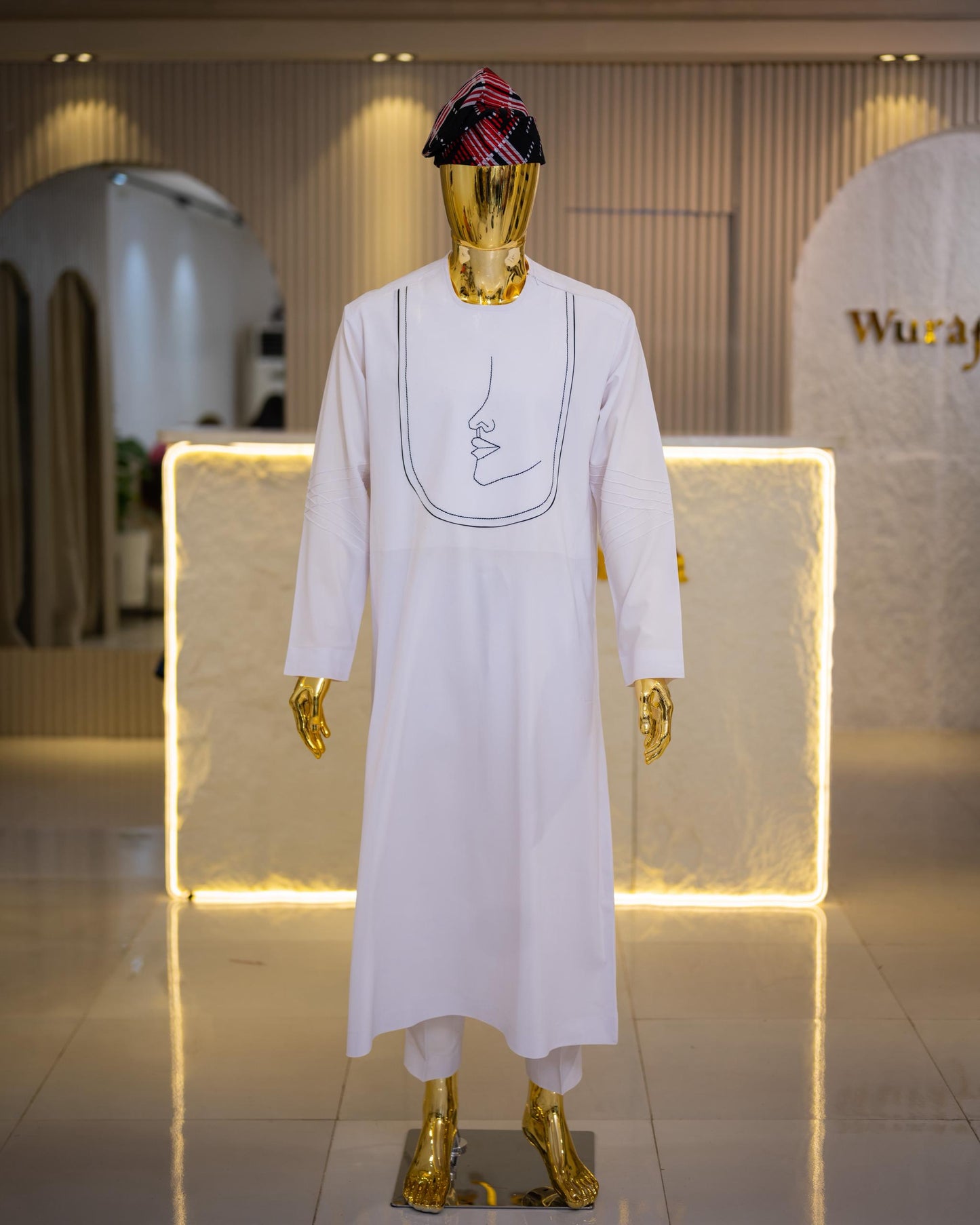 THE MELECH KAFTAN - WHITE