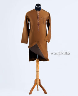 THE MG001 KAFTAN - BROWN