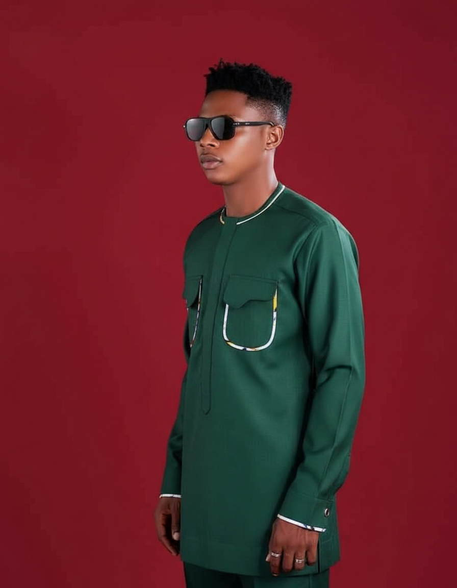 Enioluwa Kaftan - Green