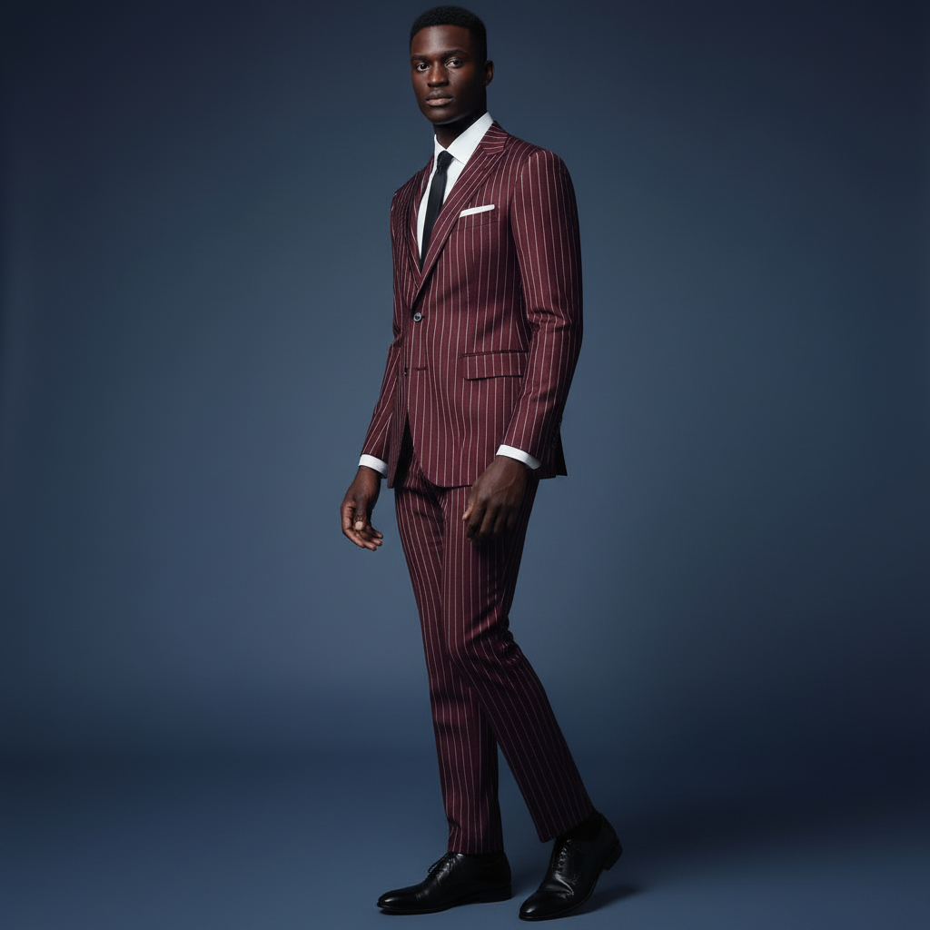 The Prime Gentleman Suit - Wine