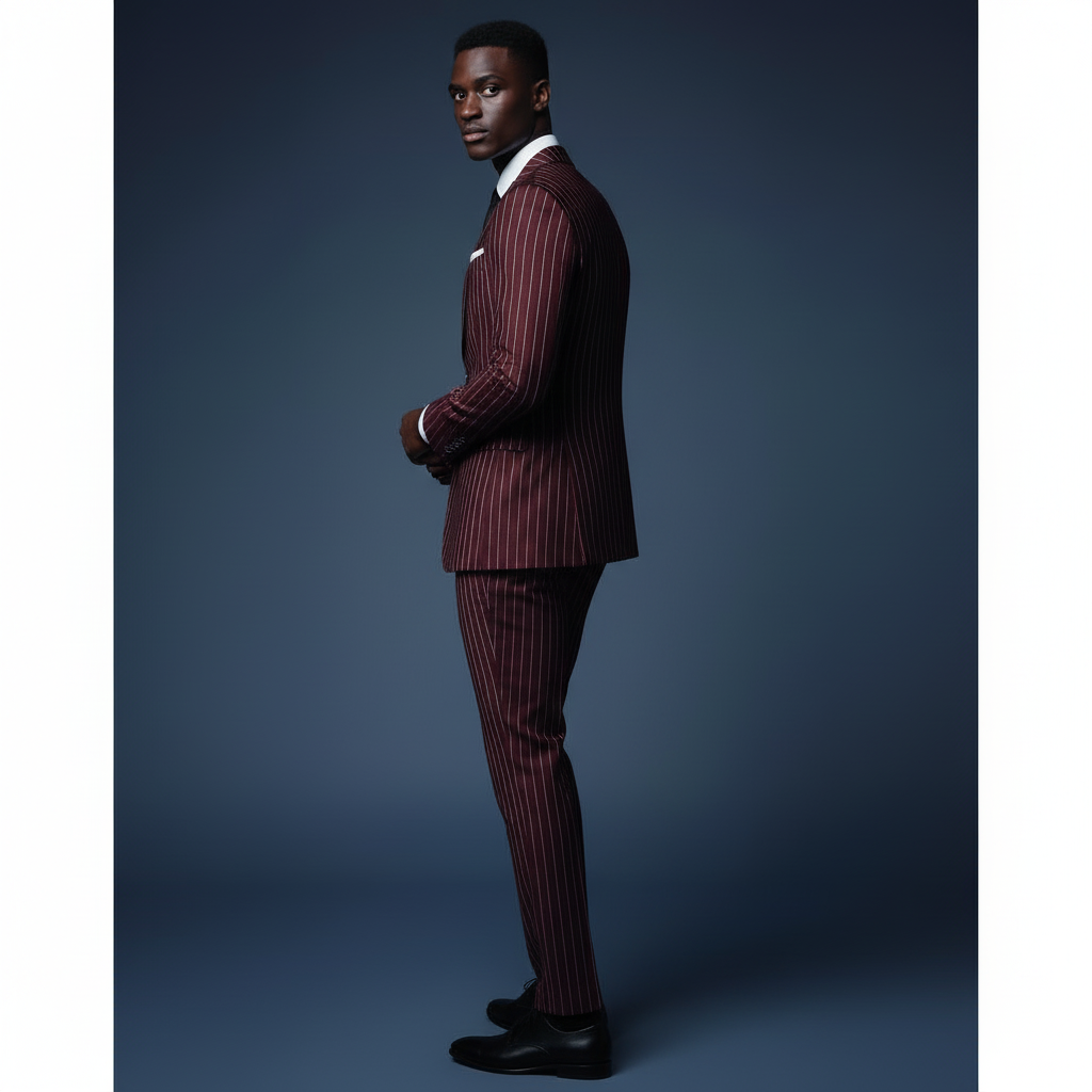 The Prime Gentleman Suit - Wine