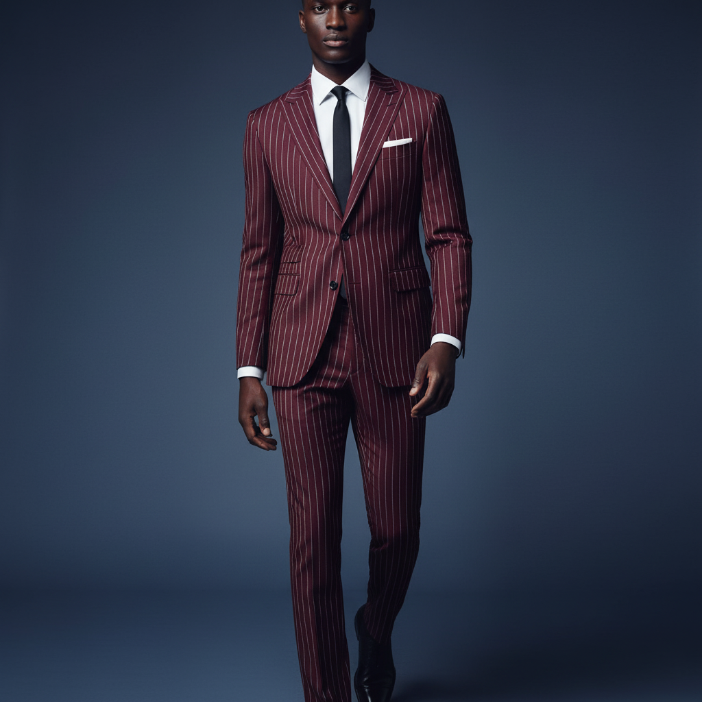 The Prime Gentleman Suit - Wine