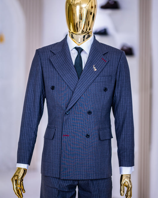 The Grayson Pin-striped Suit