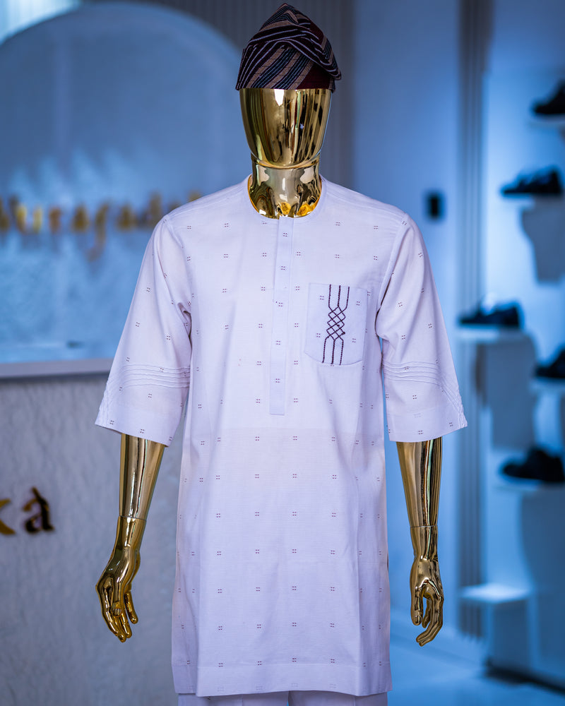 The Shola kaftan (white)