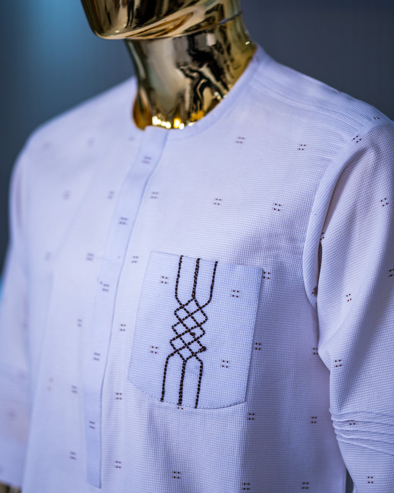 The Shola kaftan (white)