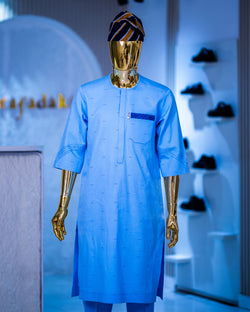 The Shola kaftan (blue)