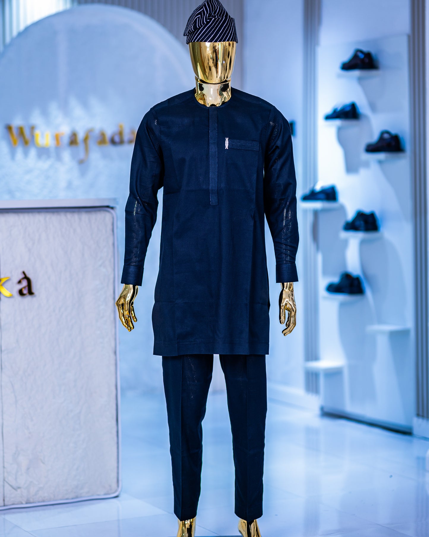 The Abiola two-piece kaftan