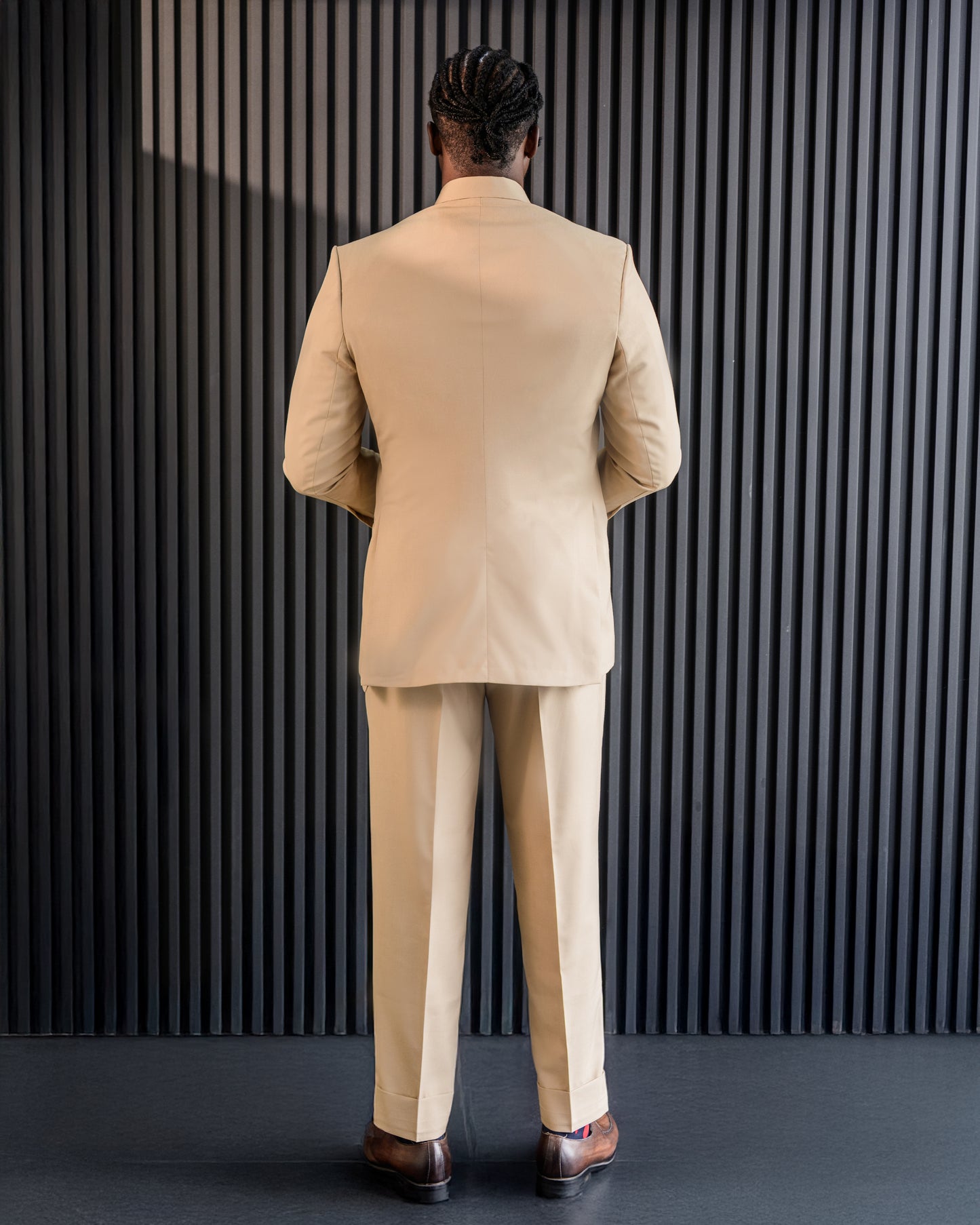 Nuel 2-piece suit - Carton Brown