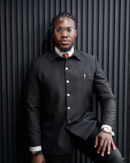 Nuel 2-piece suit - Black