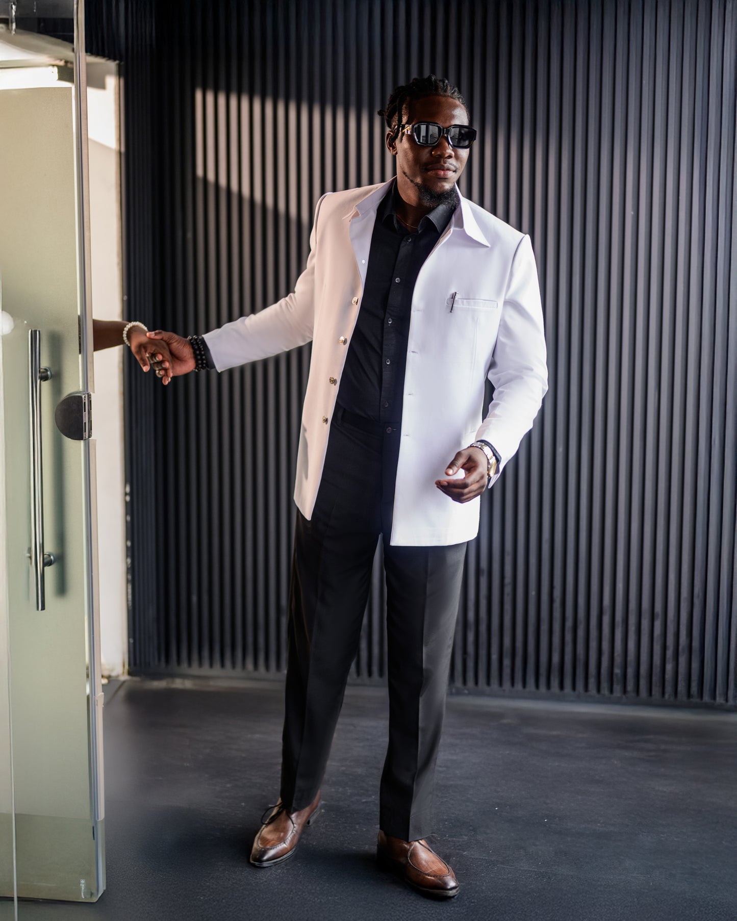 Nuel 2-piece suit - white