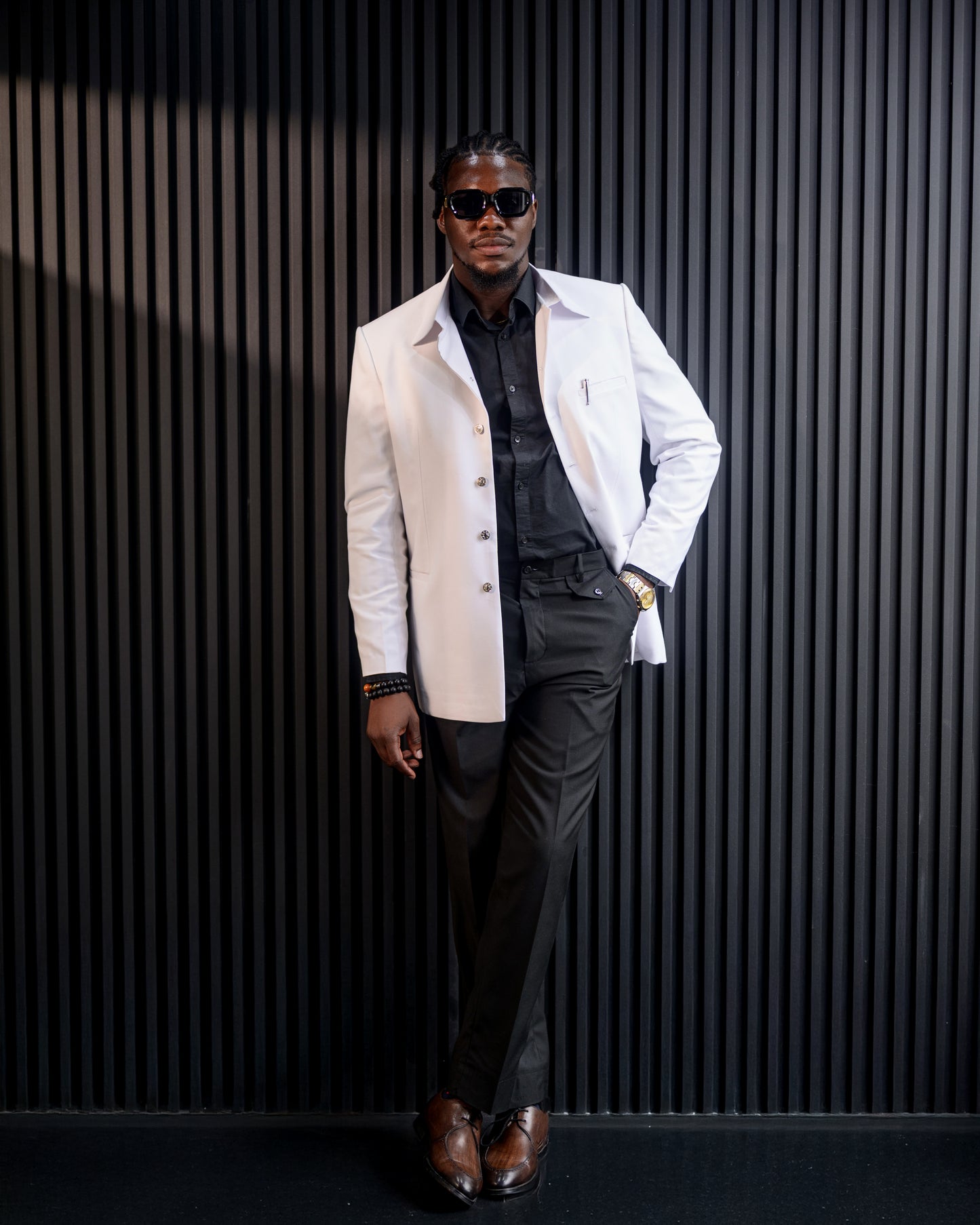 Nuel 2-piece suit - white