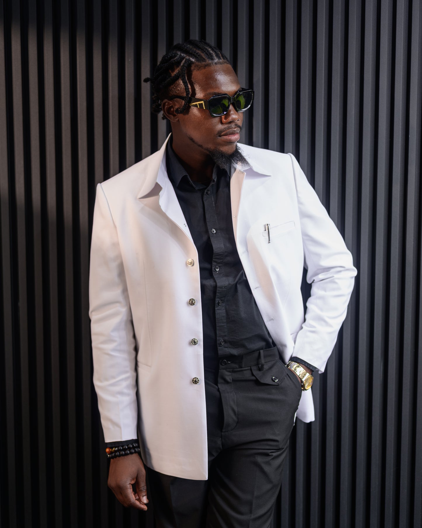Nuel 2-piece suit - white