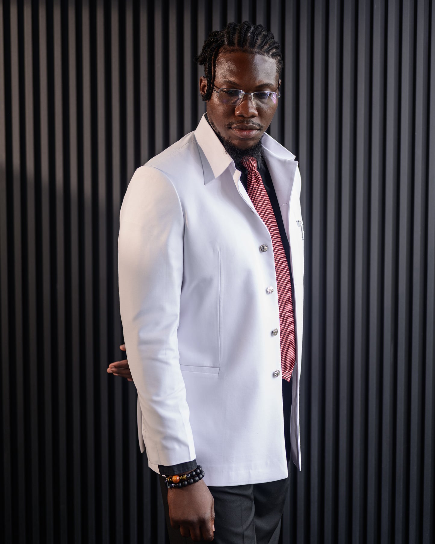 Nuel 2-piece suit - white