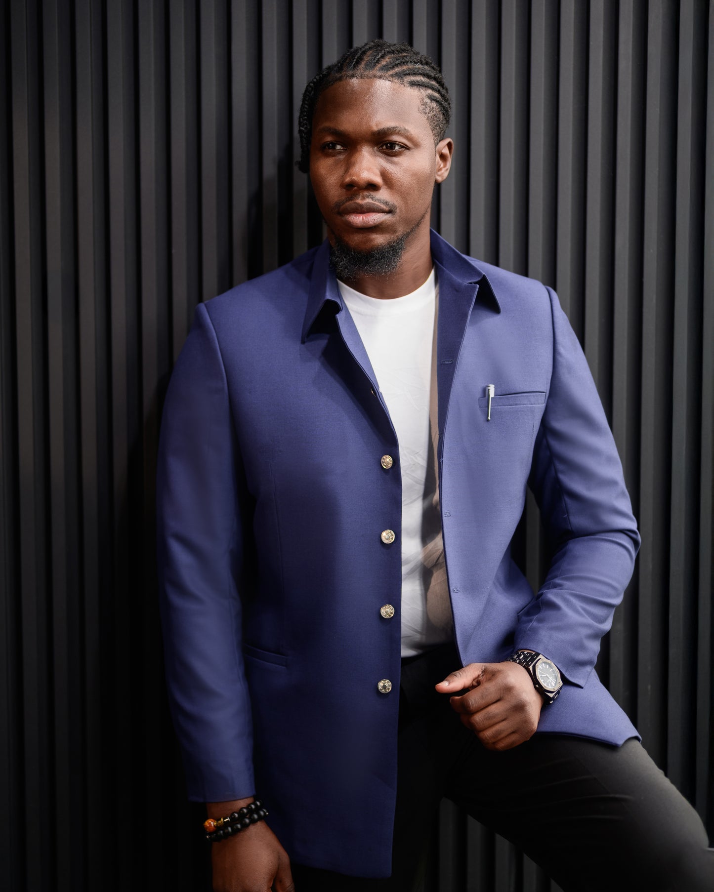 Nuel 2-piece suit - Blue